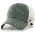 gorra-trucker-verde-clean-up-trailer-script-mesh-de-new-york-yankees-mlb-de-47-brand