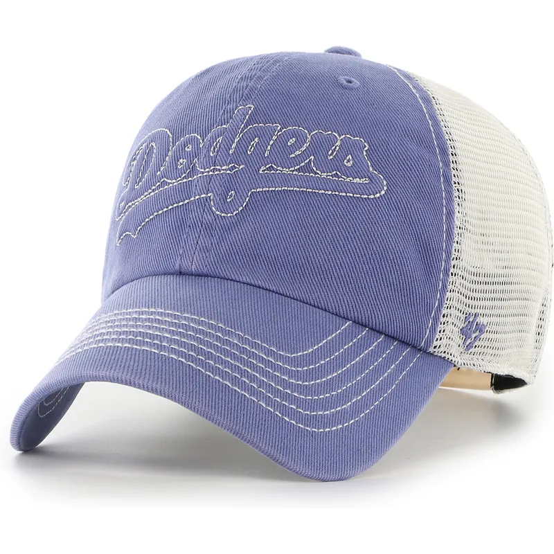 czapka-trucker-niebieska-clean-up-trailer-script-mesh-los-angeles-dodgers-mlb-od-47-brand