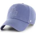 blaue-verstellbare-curved-cap-clean-up-trailer-der-los-angeles-dodgers-mlb-von-47-brand
