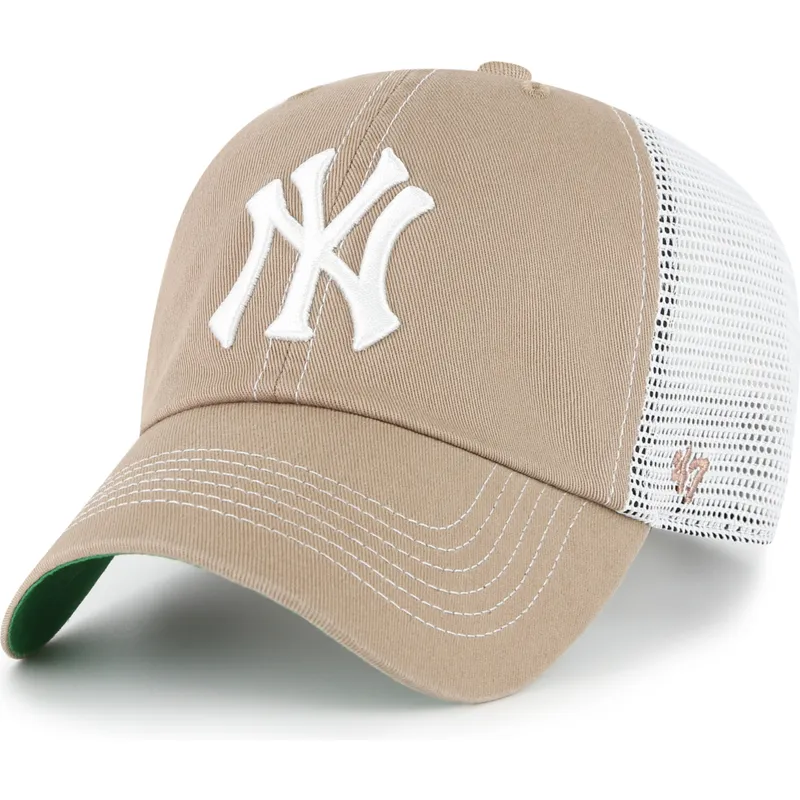 brun-trucker-kasket-clean-up-trawler-fra-new-york-yankees-mlb-af-47-brand