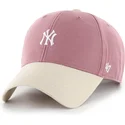 justerbar-lyserod-kurvet-kasket-mvp-base-runner-two-tone-legend-fra-new-york-yankees-mlb-fra-47-brand