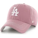 gorra-curva-rosa-ajustable-clean-up-contrast-stitch-de-los-angeles-dodgers-mlb-de-47-brand