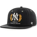casquette-plate-noire-snapback-captain-rl-keepsake-new-york-yankees-mlb-47-brand