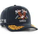 marinebla-curved-snapback-kasket-hitch-keepsake-fra-new-york-yankees-mlb-fra-47-brand