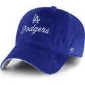 niebieska-regulowana-czapka-z-zakrzywionym-daszkiem-clean-up-spirited-los-angeles-dodgers-mlb-od-47-brand