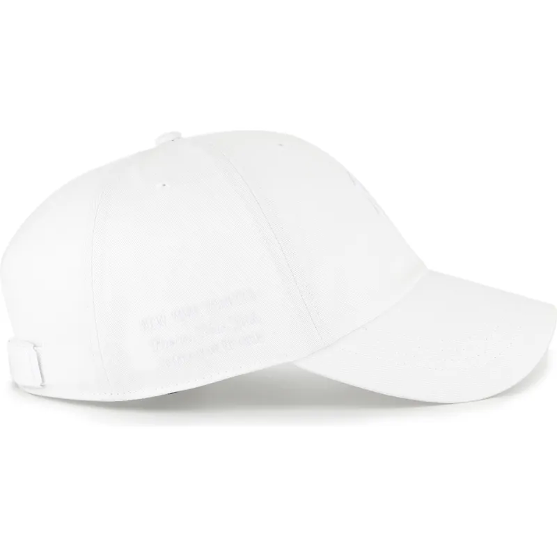 cappellino-curvo-bianco-regolabile-con-logo-bianco-clean-up-contemporary-two-tone-dei-new-york-yankees-mlb-di-47-brand