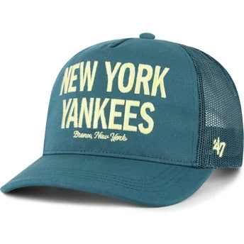 Cappellino trucker verde Hitch Contemporary dei New York Yankees MLB di 47 Brand