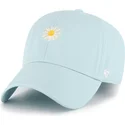 gorra-curva-azul-claro-ajustable-flower-clean-up-nature-base-runner-icon-de-47-brand