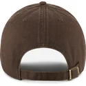 casquette-courbee-marron-ajustable-coffee-hat-phrase-clean-up-base-runner-icon-47-brand