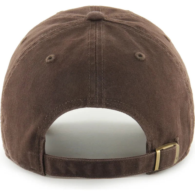 gorra-curva-marron-ajustable-clean-up-dog-base-runner-de-47-brand