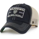 casquette-trucker-noire-clean-up-wabash-las-vegas-raiders-nfl-47-brand