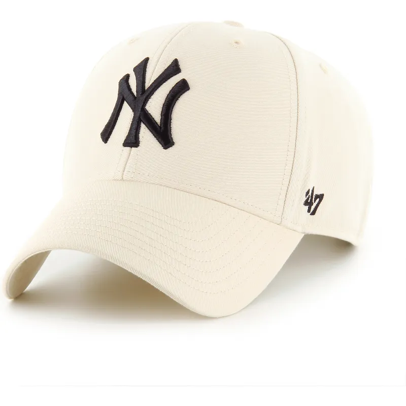 buet-beige-justerbar-kasket-mvp-legend-fra-new-york-yankees-mlb-fra-47-brand