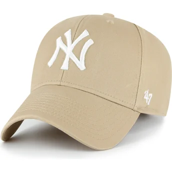 47 Brand Curved Brim MVP Legend New York Yankees MLB Khaki Adjustable Cap