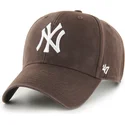 casquette-courbee-marron-ajustable-mvp-legend-new-york-yankees-mlb-47-brand