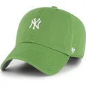 gron-justerbar-curved-kasket-clean-up-base-runner-fatigue-green-fra-new-york-yankees-mlb-fra-47-brand