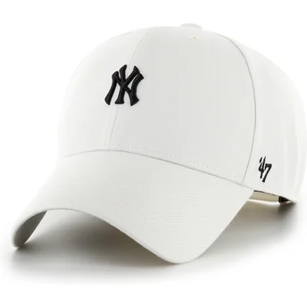 Cappellino curvo beige snapback MVP Base Runner dei New York Yankees MLB di 47 Brand