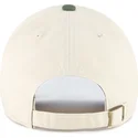 beige-und-grune-verstellbare-curved-cap-clean-up-two-tone-no-loop-label-der-new-york-yankees-mlb-von-47-brand