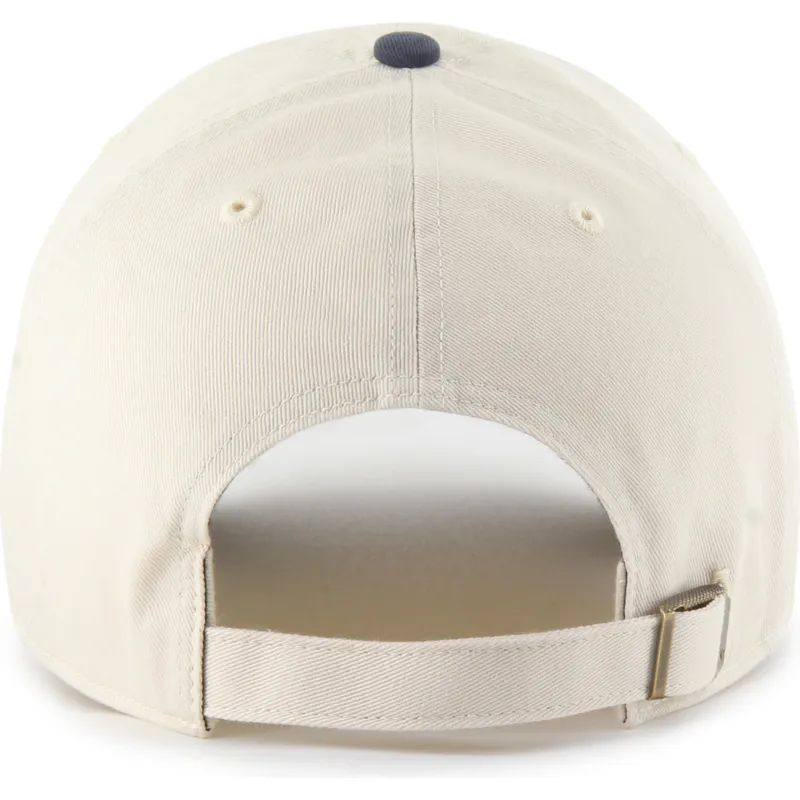 cappellino-curvo-beige-e-blu-marino-regolabile-clean-up-two-tone-no-loop-label-dei-new-york-yankees-mlb-di-47-brand