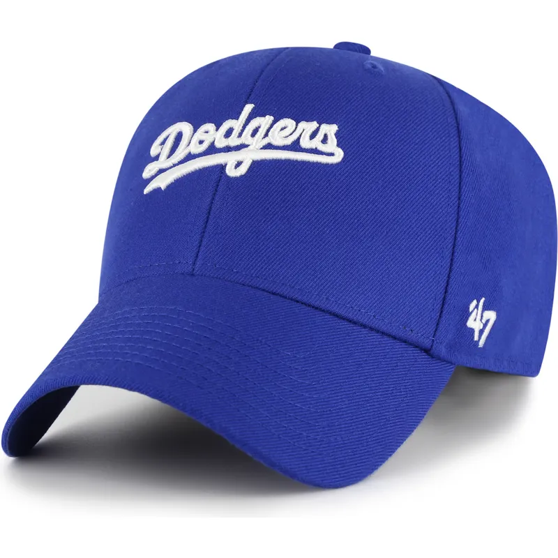 niebieska-regulowana-czapka-z-zakrzywionym-daszkiem-mvp-ballpark-script-shot-los-angeles-dodgers-mlb-od-47-brand