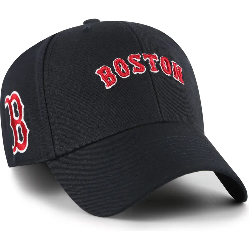 marinbla-bojd-justerbar-keps-mvp-ballpark-script-shot-fran-boston-red-sox-mlb-av-47-brand