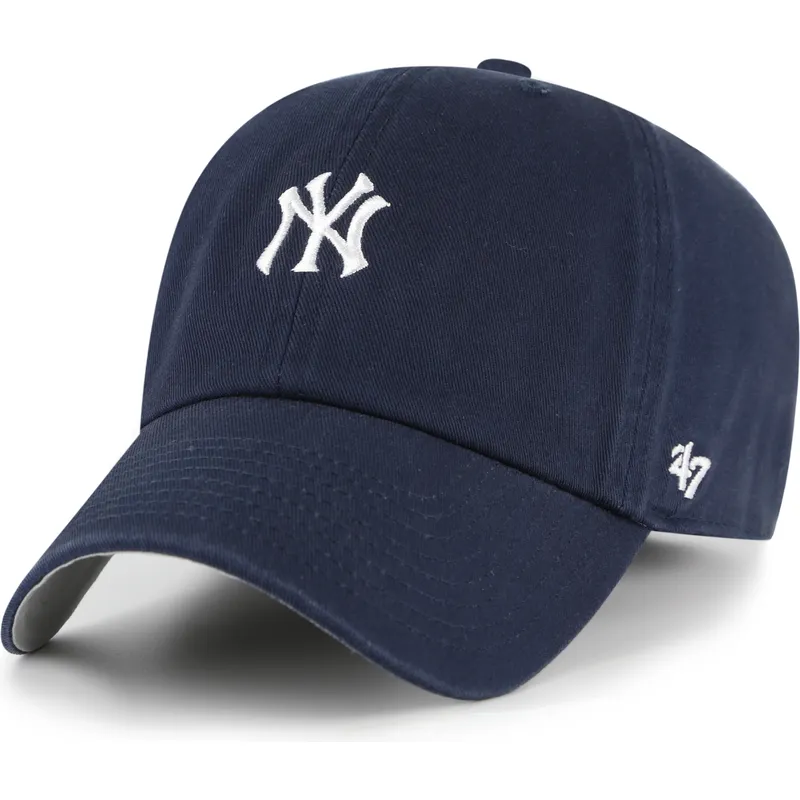 gorra-curva-azul-marino-ajustable-clean-up-base-runner-de-new-york-yankees-mlb-de-47-brand