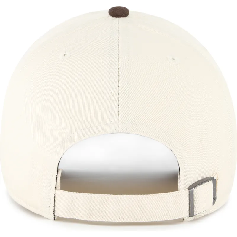 cappellino-curvo-beige-e-marrone-regolabile-clean-up-base-runner-two-tone-di-new-york-yankees-mlb-di-47-brand