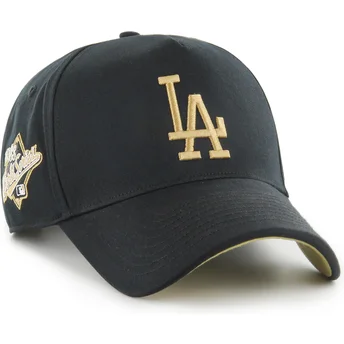Svart böjd keps snapback MVP DT Sure Shot Two Tone Cotton från Los Angeles Dodgers MLB av 47 Brand