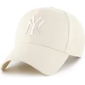 buet-beige-snapback-kasket-med-beige-mvp-logo-fra-new-york-yankees-mlb-fra-47-brand