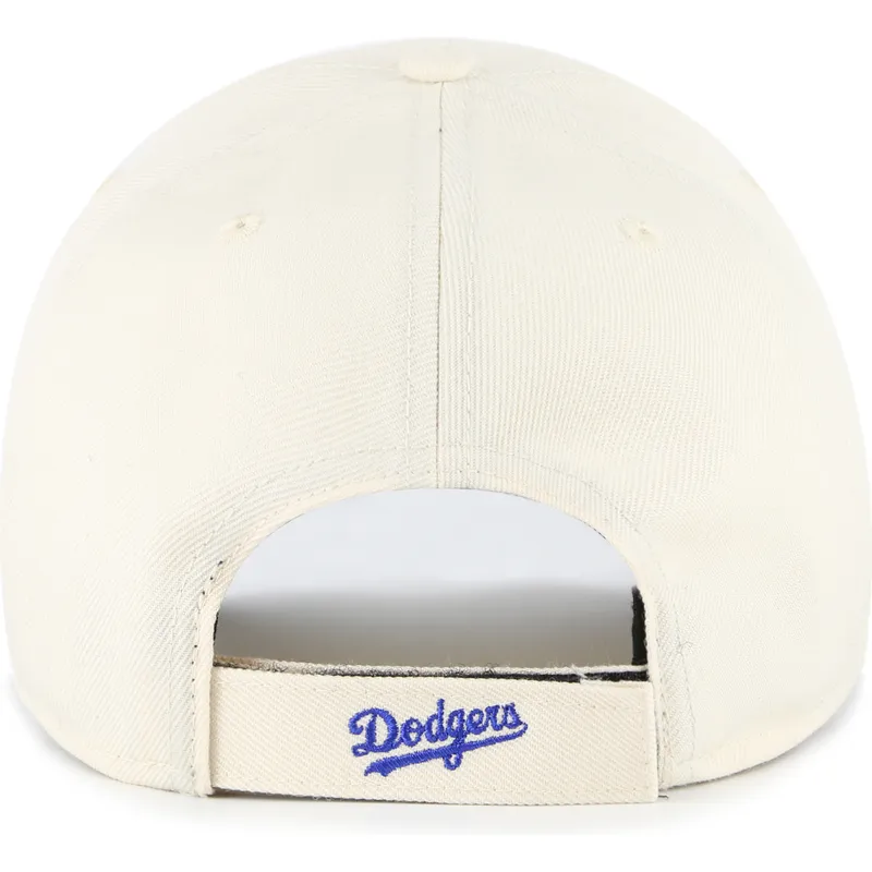 casquette-courbee-beige-et-bleue-ajustable-mvp-two-tone-los-angeles-dodgers-mlb-47-brand