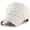 cappellino-curvo-beige-snapback-mvp-bone-di-new-york-yankees-mlb-di-47-brand