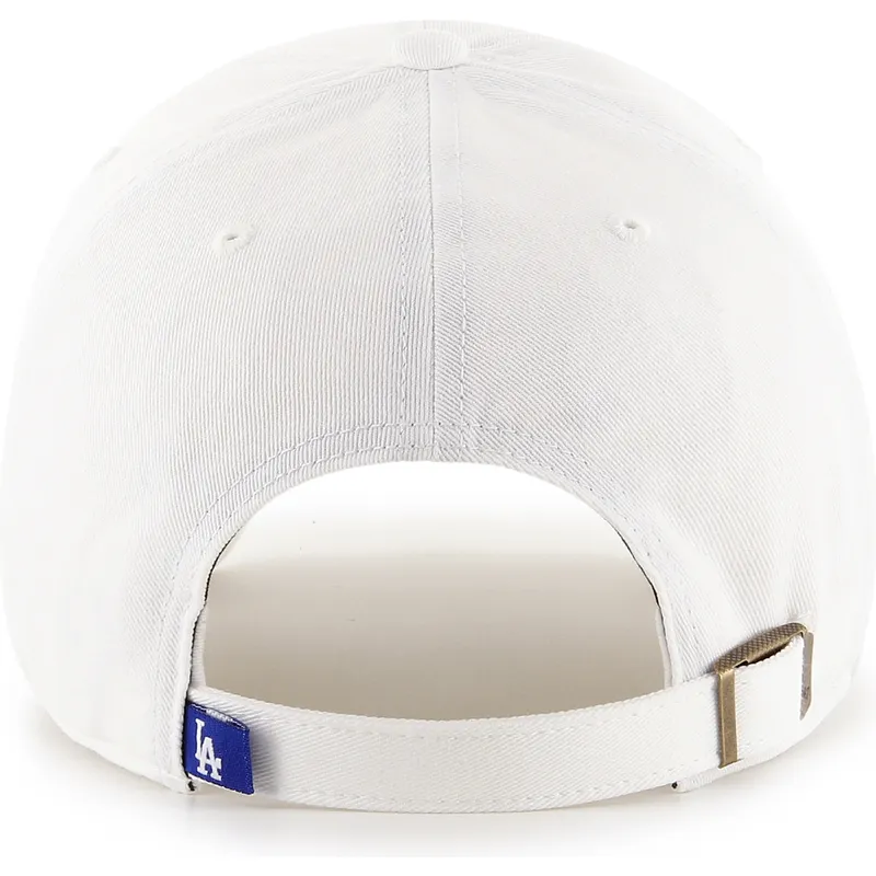 gorra-curva-blanca-ajustable-con-logo-azul-clean-up-de-los-angeles-dodgers-mlb-de-47-brand