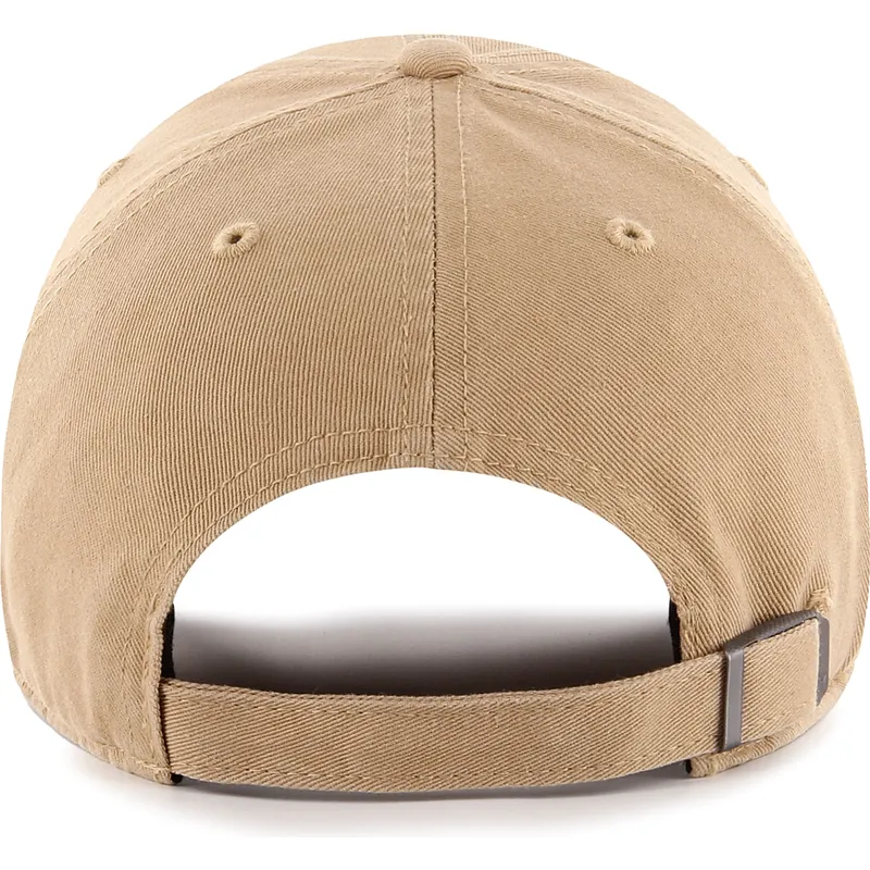 casquette-courbee-khaki-ajustable-clean-up-base-runner-new-york-yankees-mlb-47-brand