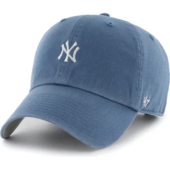 Casquette courbée bleue ajustable Clean Up Base Runner New York Yankees MLB 47 Brand
