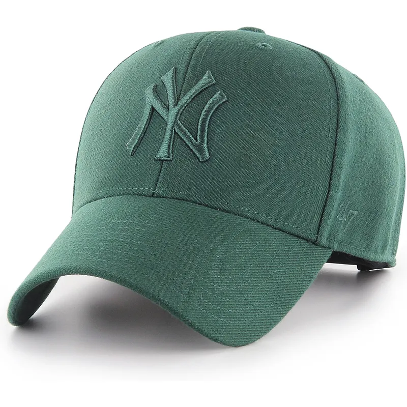 cappellino-curvo-verde-snapback-con-logo-verde-mvp-dei-new-york-yankees-mlb-di-47-brand