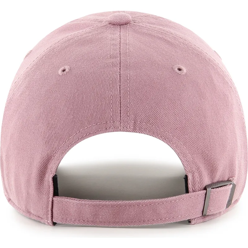 cappellino-curvo-rosa-regolabile-clean-up-base-runner-mini-logo-dei-new-york-yankees-mlb-di-47-brand