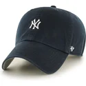 gorra-curva-azul-marino-ajustable-clean-up-base-runner-mini-logo-de-new-york-yankees-mlb-de-47-brand