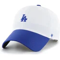 gorra-curva-blanca-y-azul-ajustable-clean-up-vista-mini-two-tone-de-los-angeles-dodgers-mlb-de-47-brand