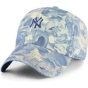 bla-justerbar-buet-kasket-clean-up-gardenia-fra-new-york-yankees-mlb-af-47-brand