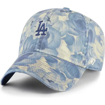 Cappellino curvo blu regolabile Clean Up Gardenia dei Los Angeles Dodgers MLB di 47 Brand
