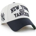 cappellino-curvo-beige-e-blu-marino-regolabile-mvp-broke-line-dei-new-york-yankees-mlb-di-47-brand