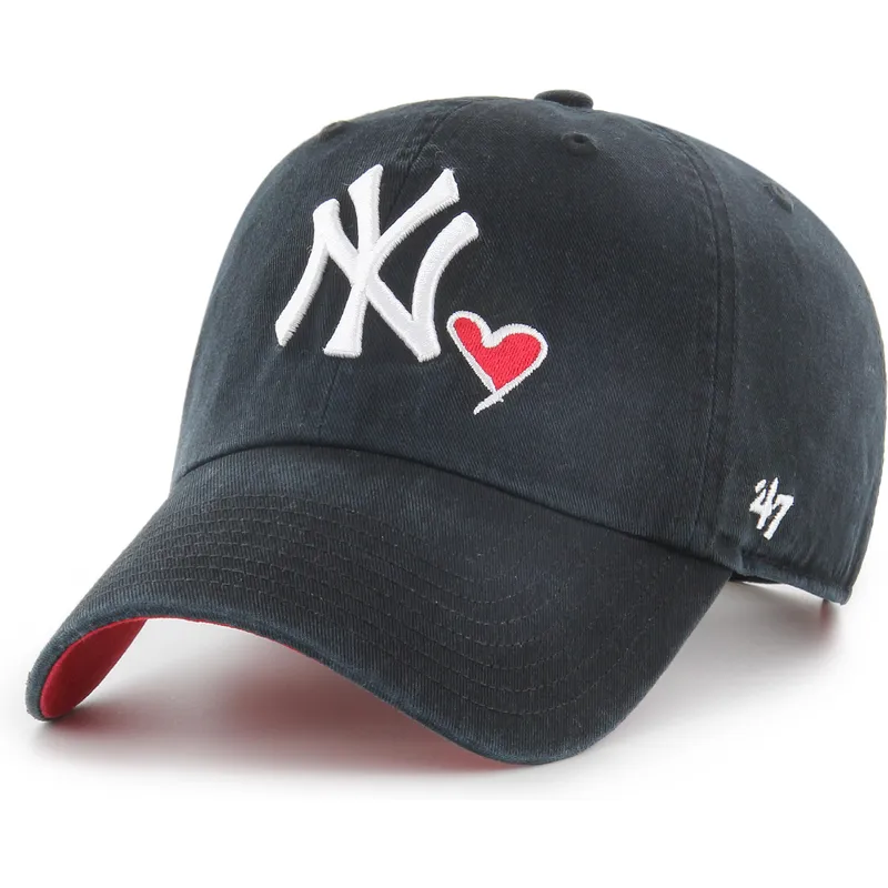 czapka-z-zakrzywionym-daszkiem-czarna-regulowana-clean-up-heart-icon-new-york-yankees-mlb-od-47-brand