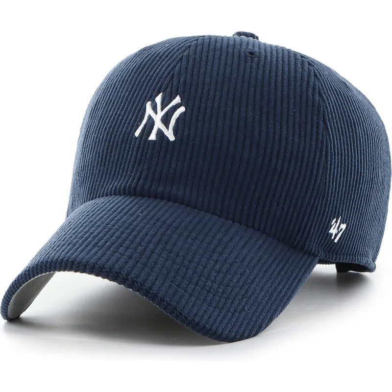 cappellino-curvo-blu-marino-regolabile-clean-up-cord-base-runner-dei-new-york-yankees-mlb-di-47-brand