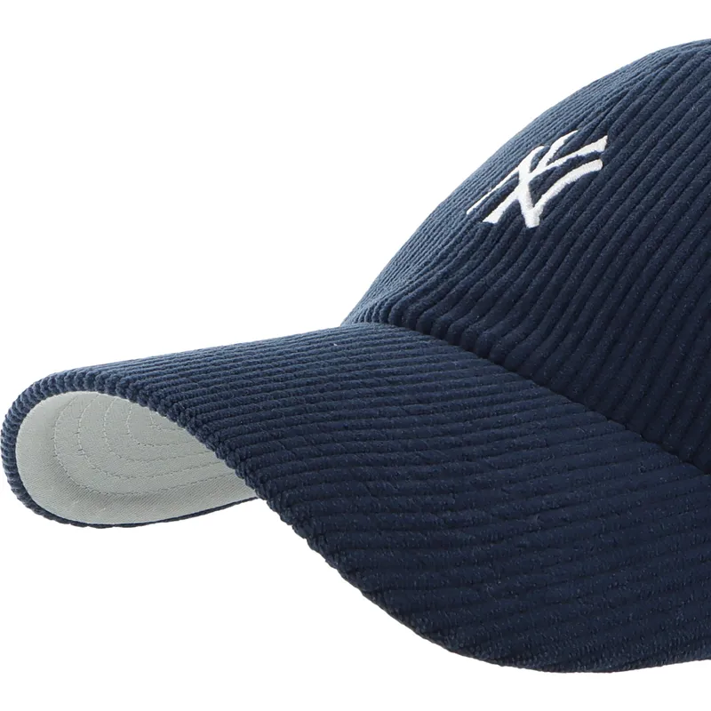 marinebla-buet-kasket-justerbar-clean-up-cord-base-runner-fra-new-york-yankees-mlb-af-47-brand