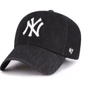 czapka-z-daszkiem-czarna-regulowana-clean-up-lennon-new-york-yankees-mlb-od-47-brand
