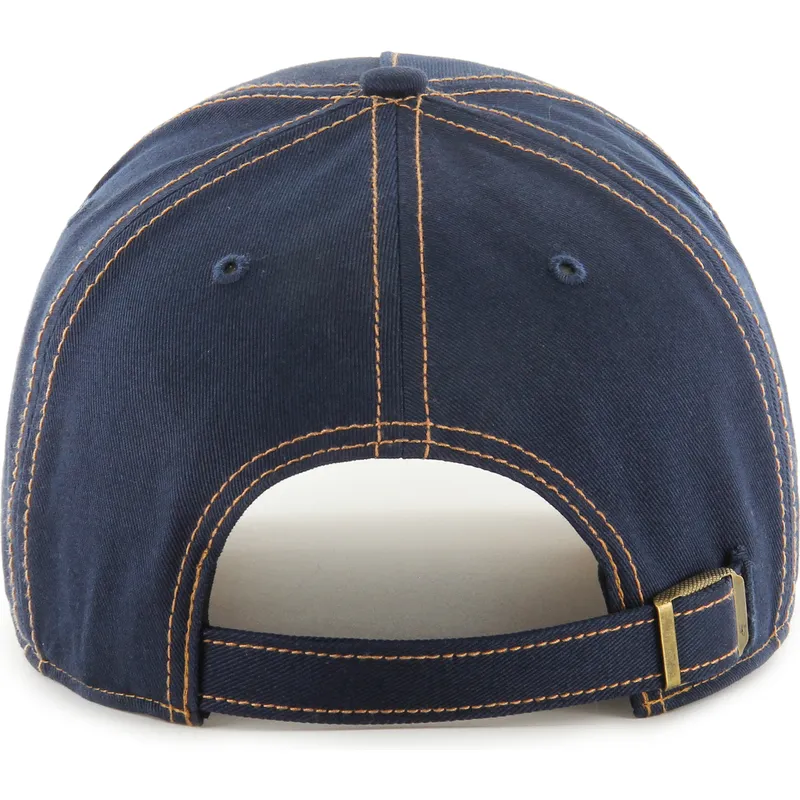 47-brand-curved-brim-mvp-dt-contrast-stitch-new-york-yankees-mlb-navy-blue-and-brown-adjustable-cap