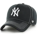 47-brand-curved-brim-mvp-dt-contrast-stitch-new-york-yankees-mlb-black-adjustable-cap
