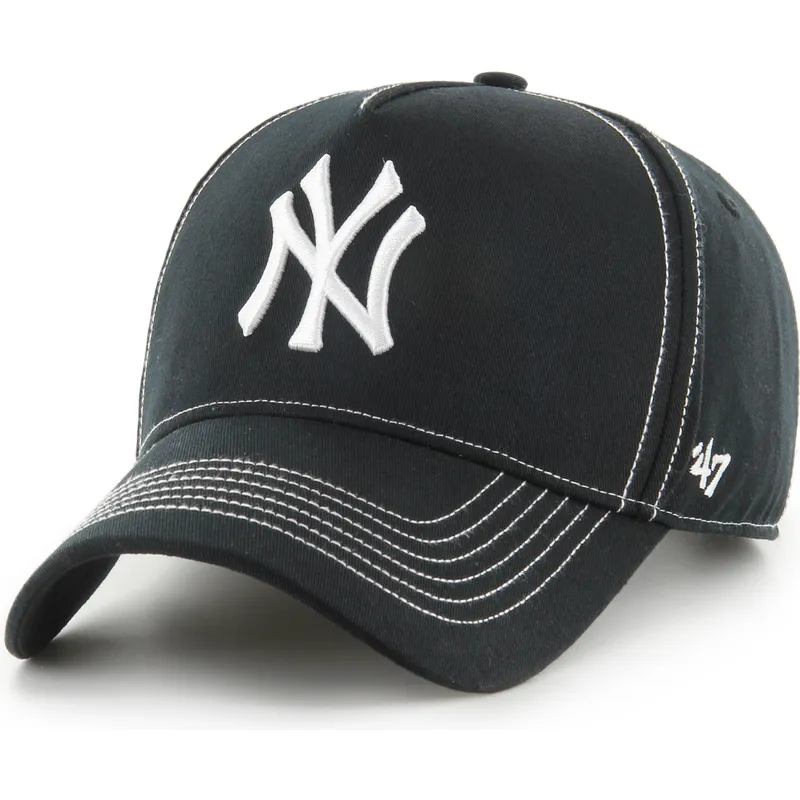 sort-justerbar-kurvet-kasket-mvp-dt-contrast-stitch-fra-new-york-yankees-mlb-fra-47-brand