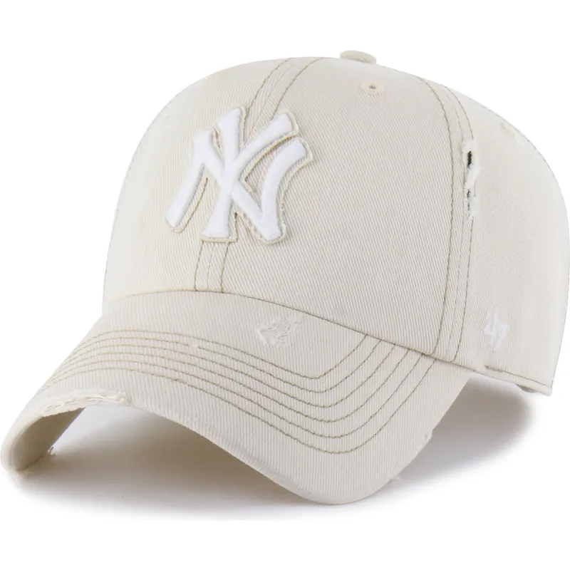 cappellino-curvo-beige-regolabile-clean-up-weathered-mojave-dei-new-york-yankees-mlb-di-47-brand