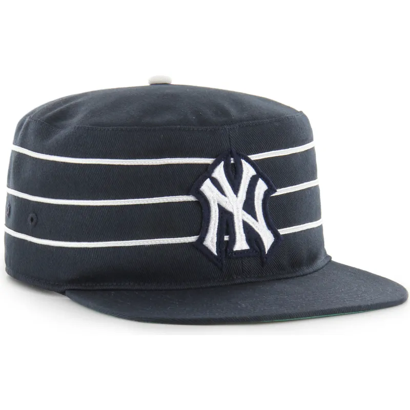 47-brand-flat-brim-pillbox-golden-age-new-york-yankees-mlb-navy-blue-snapback-cap