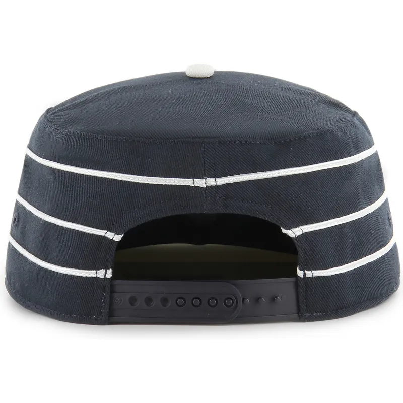 casquette-plate-bleue-marine-snapback-pillbox-golden-age-new-york-yankees-mlb-47-brand